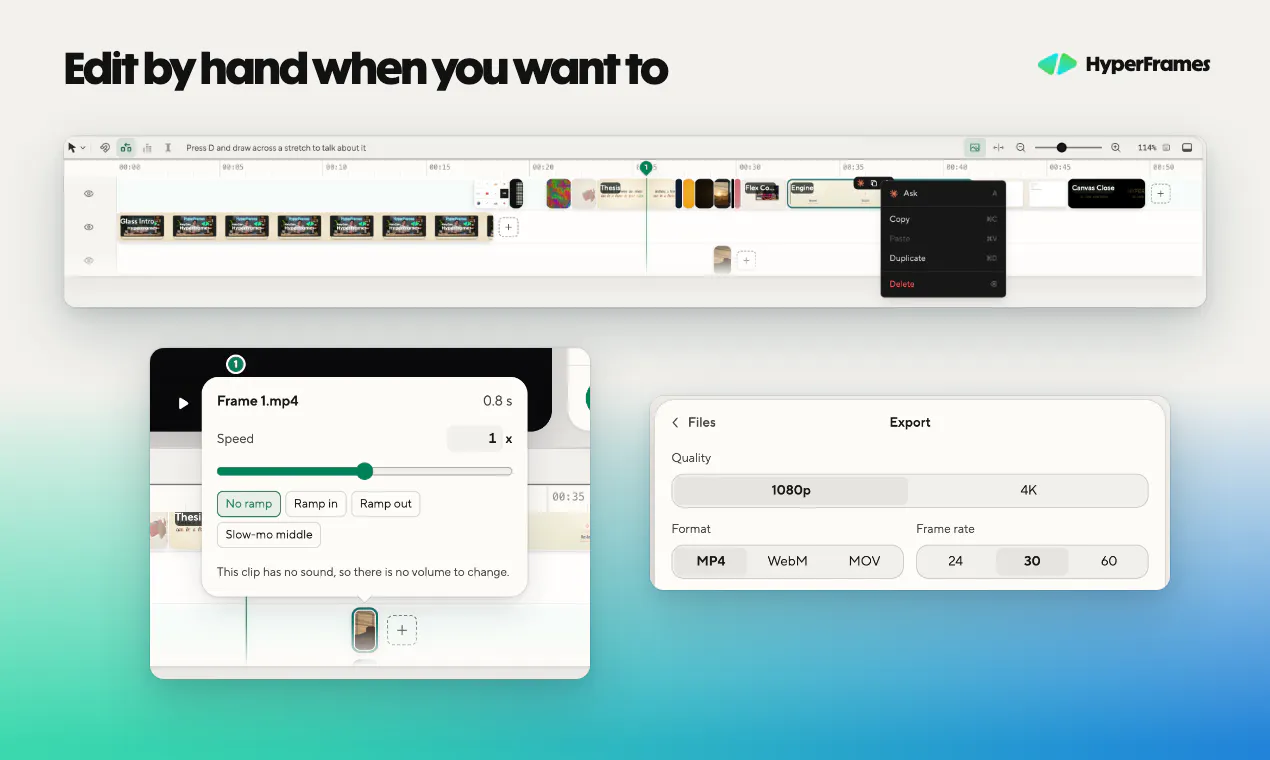 HyperFrames Studio (Desktop) screenshot 5