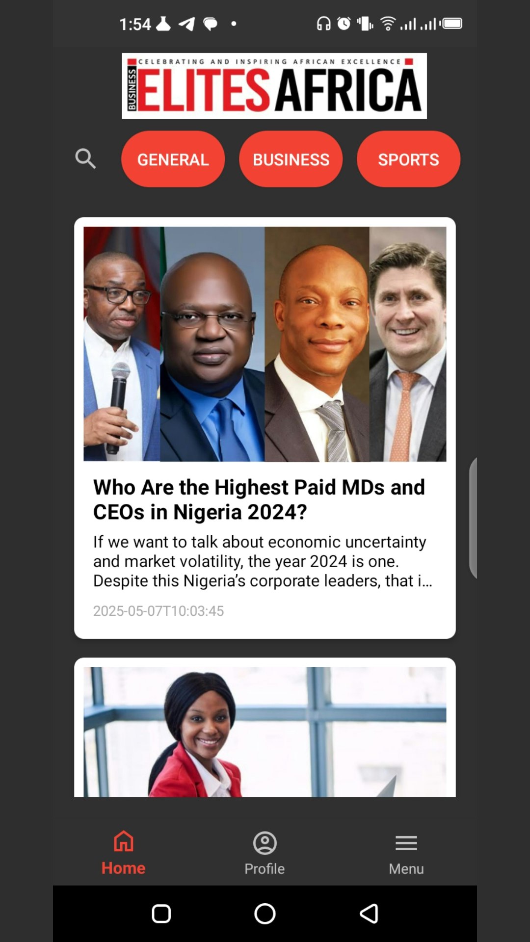 Business Elites Africa News App - Африканское новостное приложение № 1-Daily Insights, обновления в реальном времени медиа 2