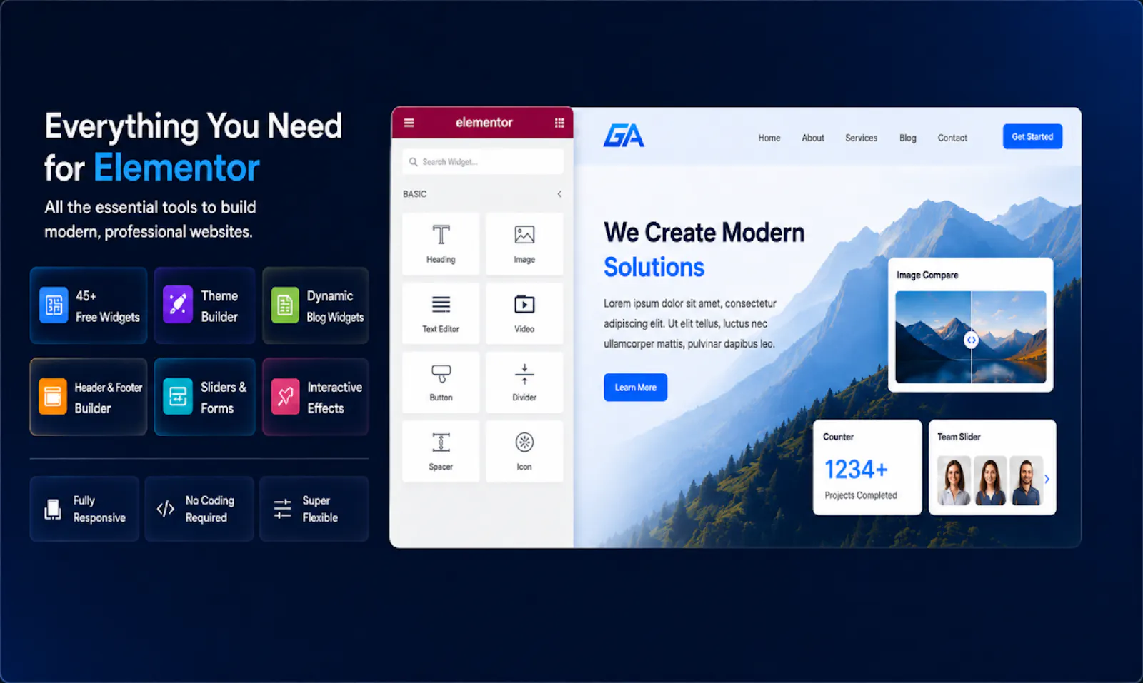 Glidy Addons for Elementor screenshot 2
