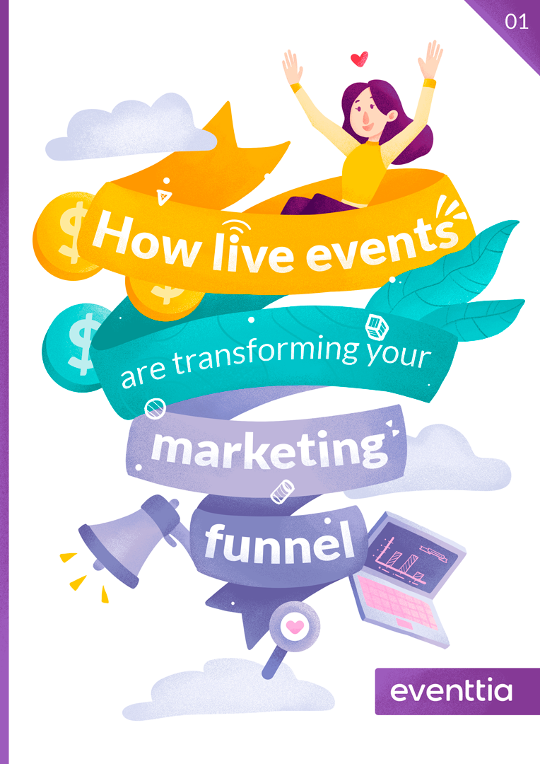 Event marketing funnel (Free eBook)