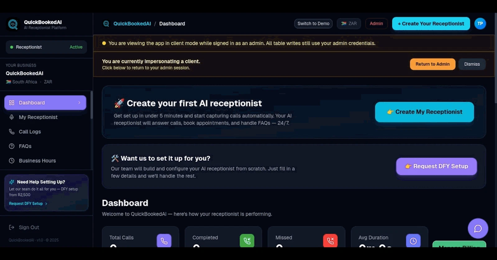QuckBookedAI screenshot 4