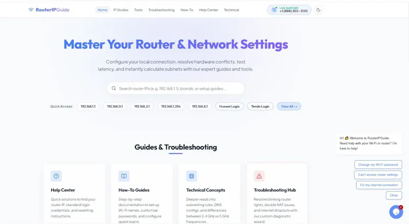 RouterIPGuide Gateway & CLI Toolkit screenshot 1
