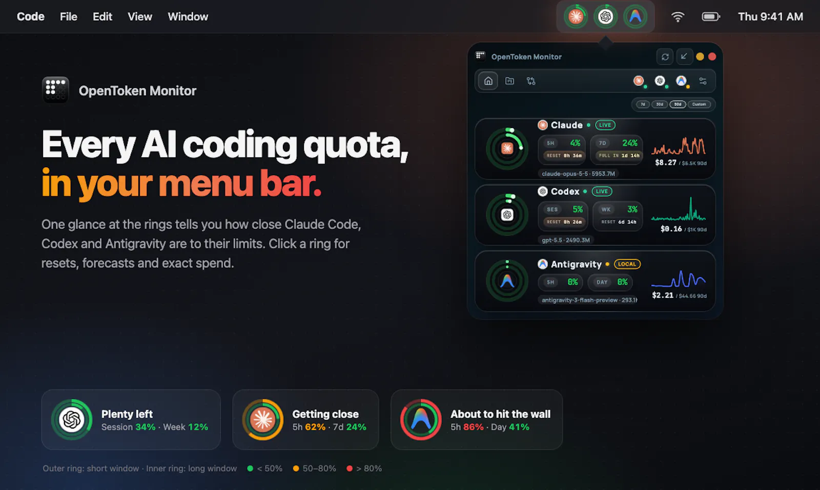 OpenToken Monitor screenshot 3