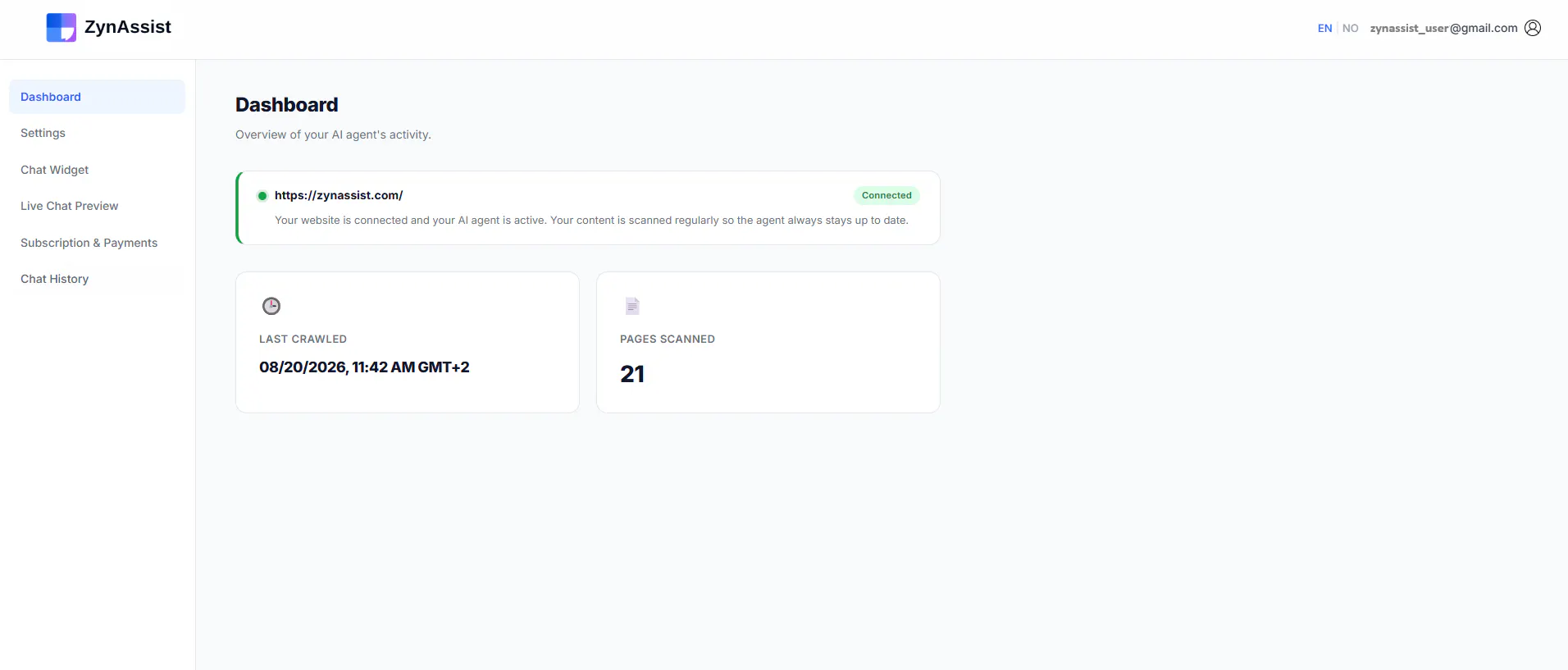 ZynAssist: AI Assistant for Your Website gallery image