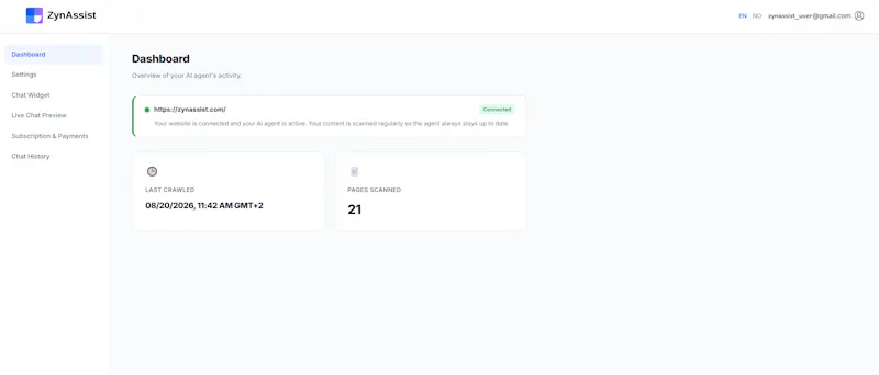 ZynAssist: AI Assistant for Your Website screenshot 4