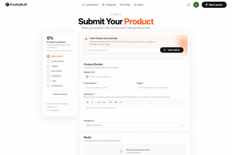 FreshlyBuilt screenshot 3
