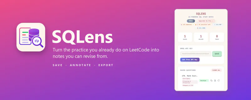 SQLens screenshot 3