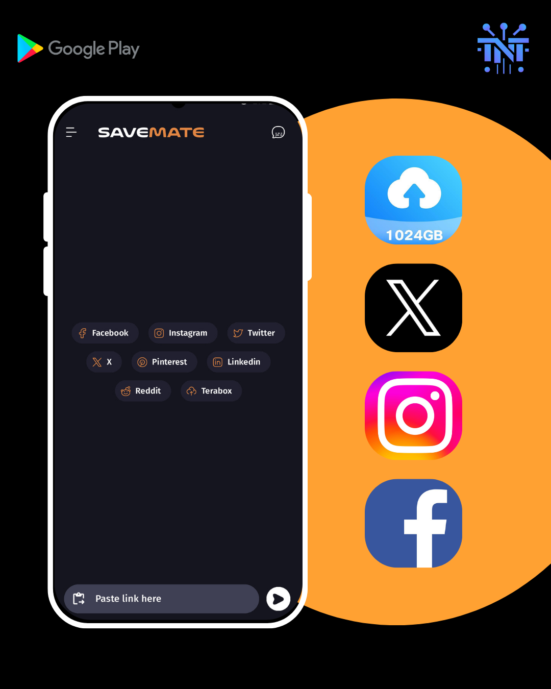 Media SaveMate- Video downloader - Simpan apa yang anda gemari 1