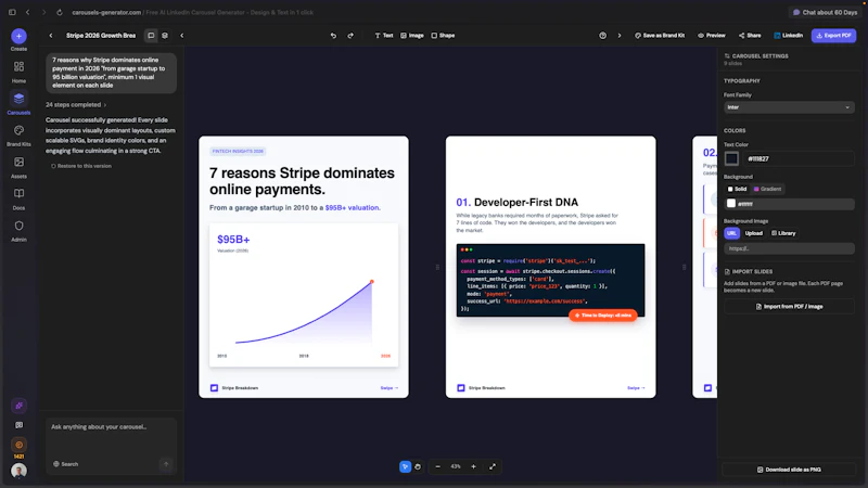 Carousels Generator screenshot 3