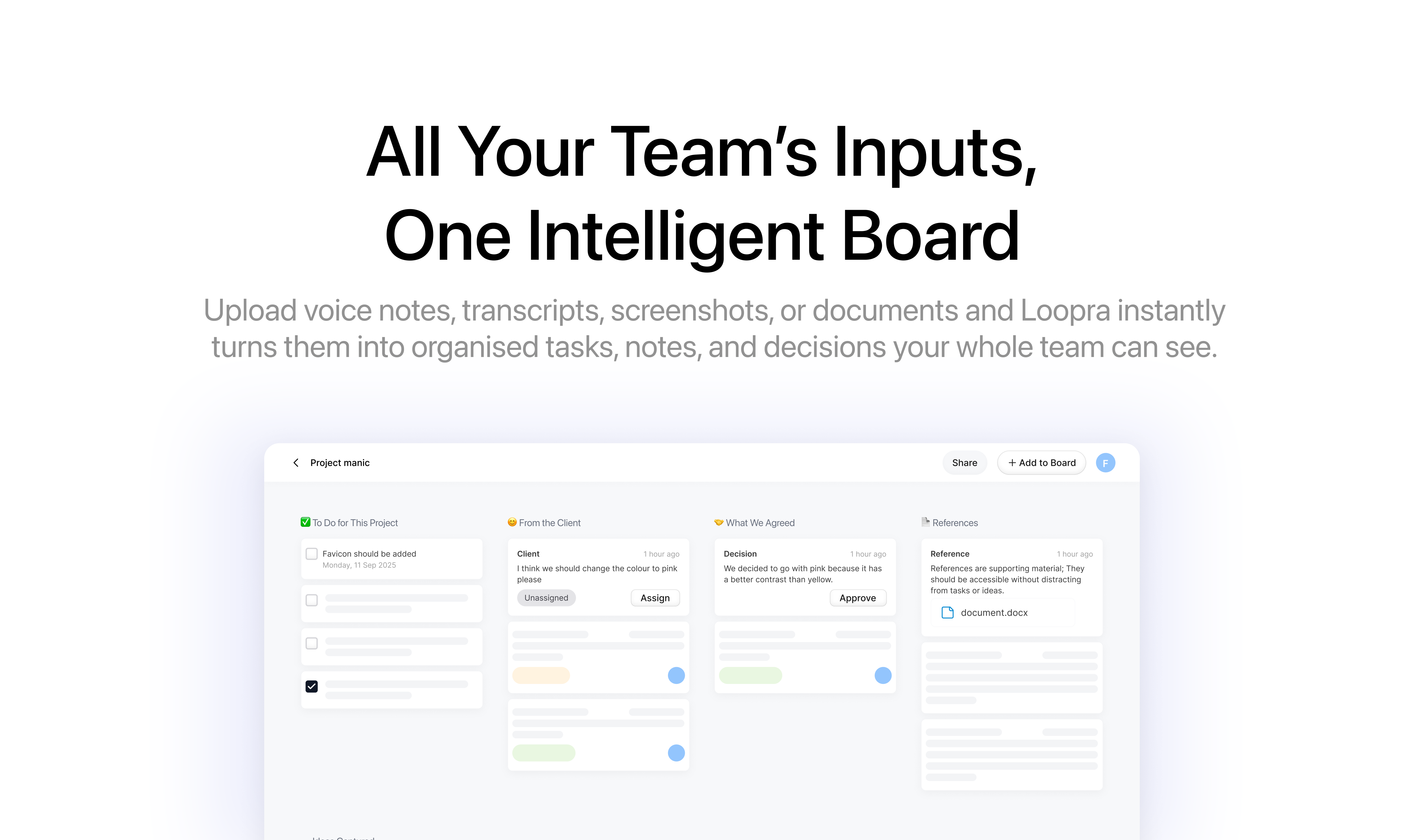 Loopra-MVP - Main product screenshot demonstrating key features and user interface