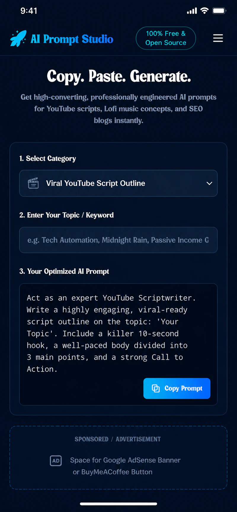 AI Prompt Studio screenshot 1