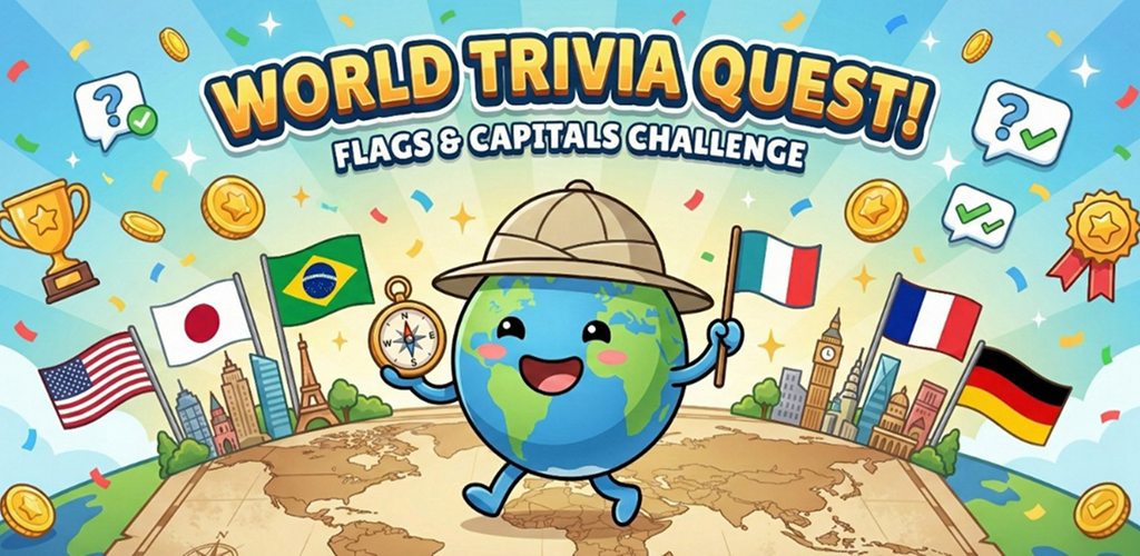 Country Capital Flag - Main product screenshot demonstrating key features and user interface