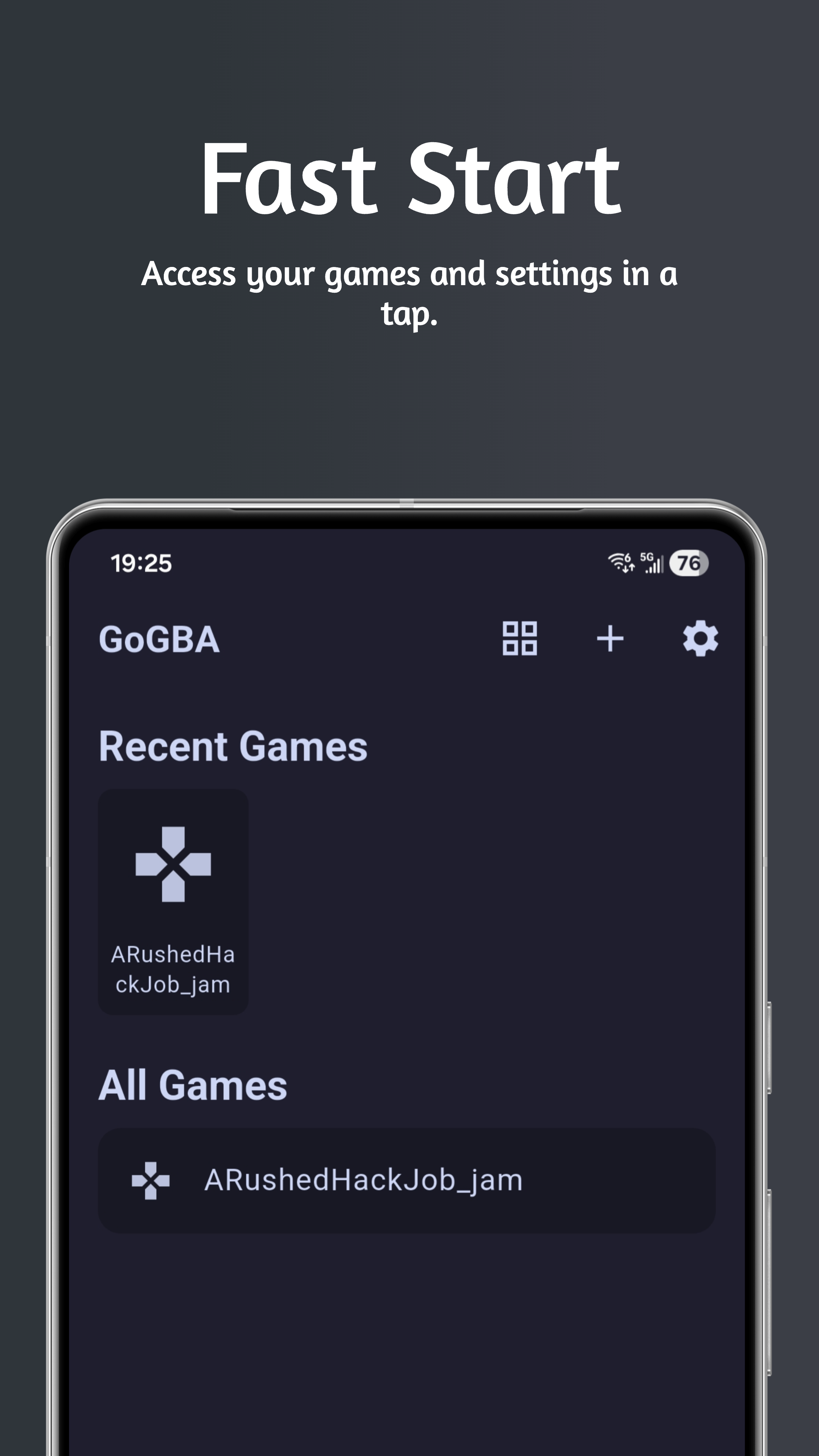GoGBA - Main screenshot showing features and interface