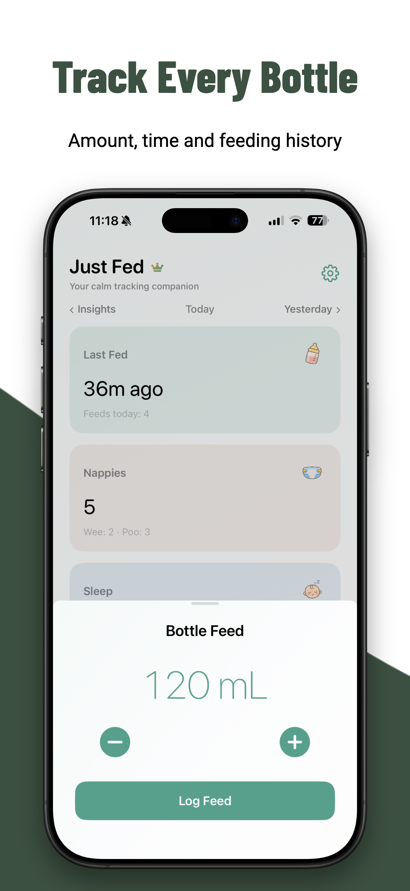 Just Fed! Baby tracker gallery image