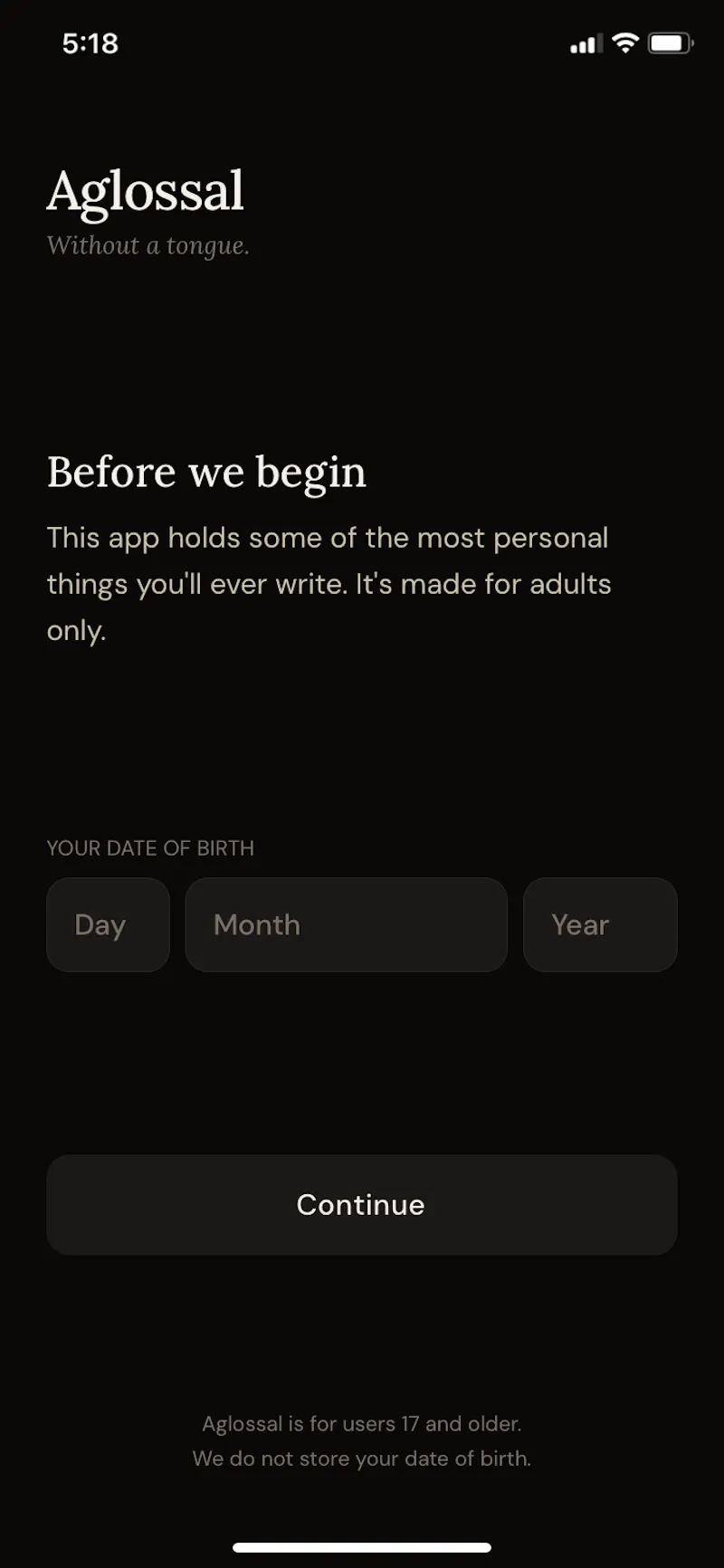 Aglossal screenshot 2
