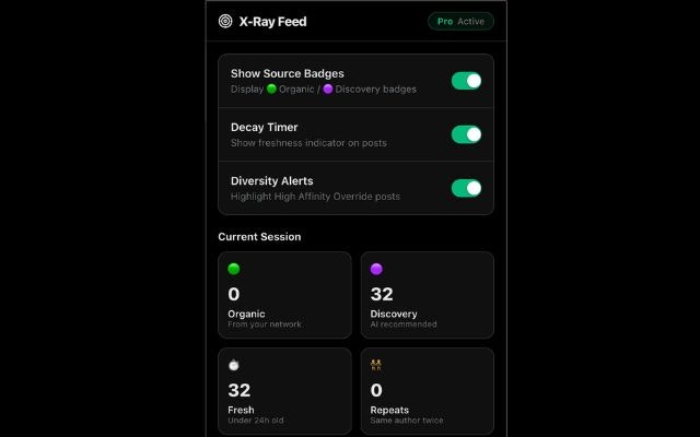 XrayFeed - Write posts the X algo loves - Screenshot 2 showing product features and functionality