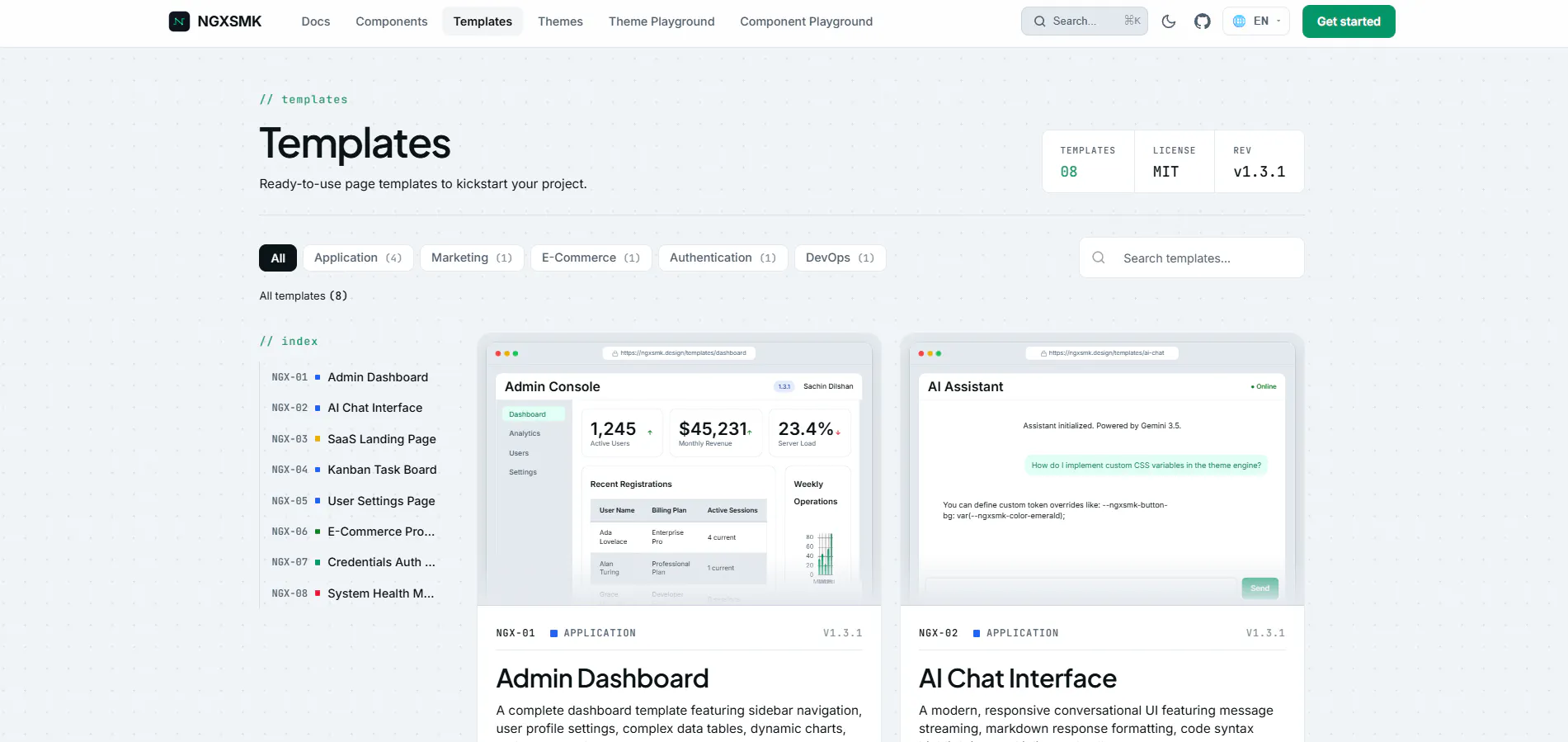 NGXSMK UI Kit gallery image