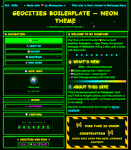 Geocities Boilerplate gallery image