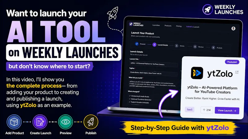 Weekly Launches screenshot 1 (video preview)