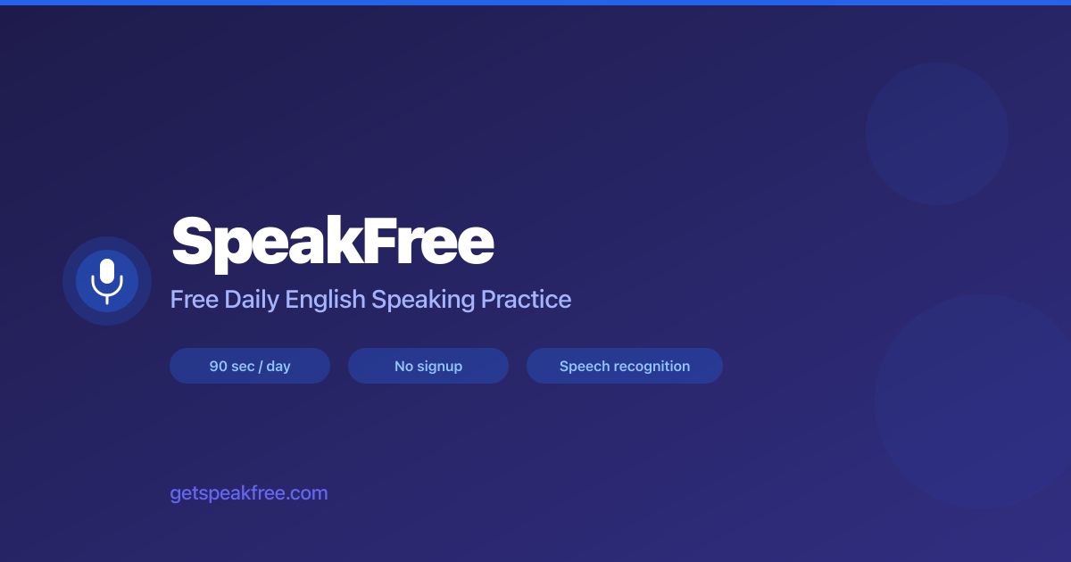 SpeakFree gallery image
