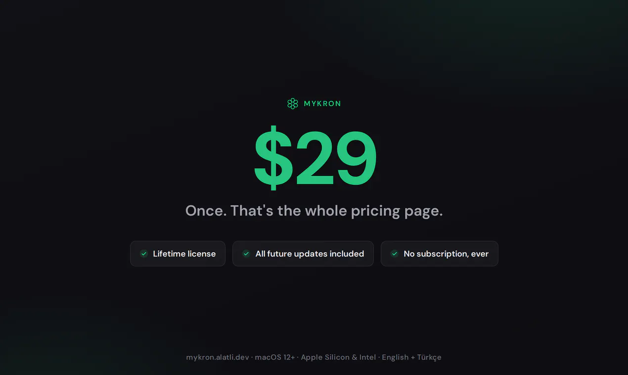 Mykron screenshot