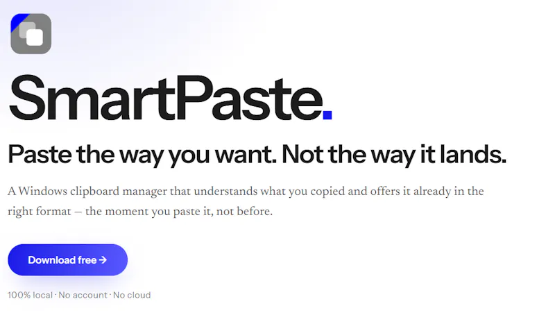 SmartPaste screenshot 1