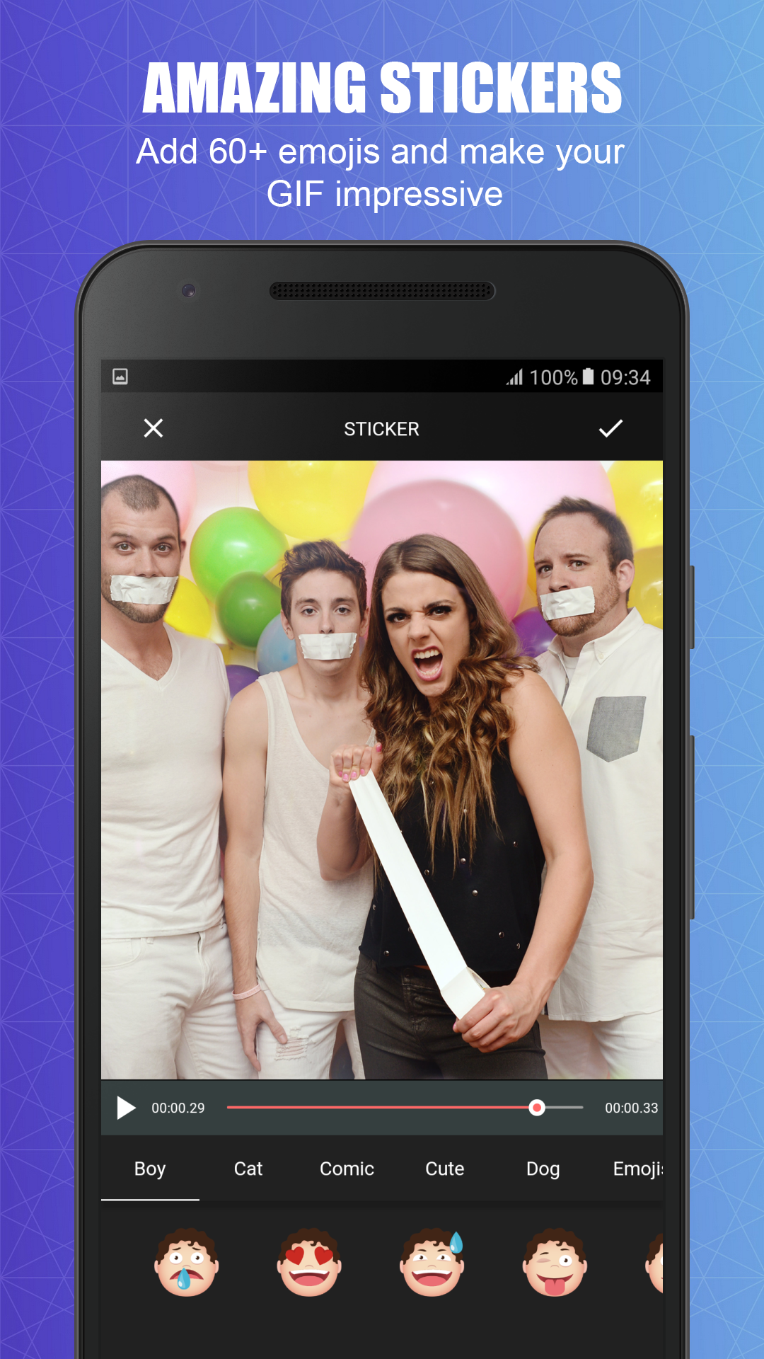 GIFFY - The Best of GIF Maker app on Android market gallery image