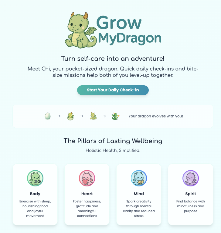 GrowMydragon - Verwandeln Sie die Selbstpflege in ein Abenteuer mit Ihrem KI-Drachen-Chi 🐉 Medien 3