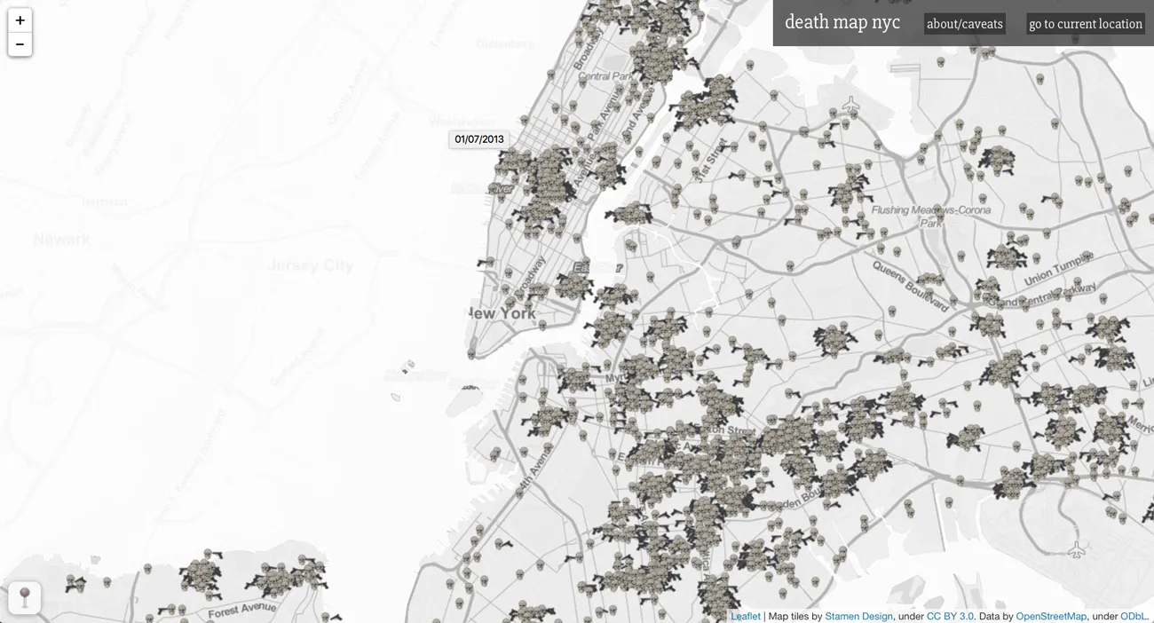 Death Map NYC