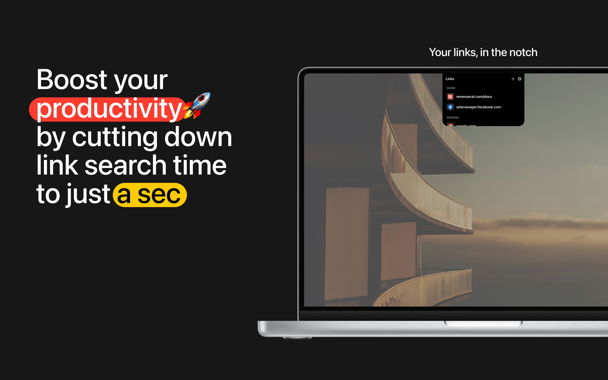 LinkNotch gallery image