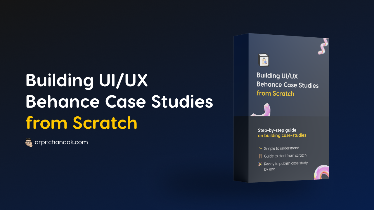 Média Études de cas Ui / UX à partir de zéro à partir de zéro - Un guide étape par étape sur la construction d'études de cas. 1