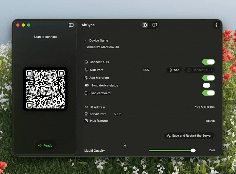 Airsync - अपने Android और Mac के लिए निषिद्ध निरंतरता मीडिया 5