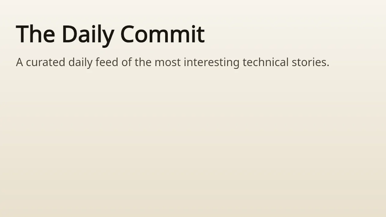 The Daily Commit product