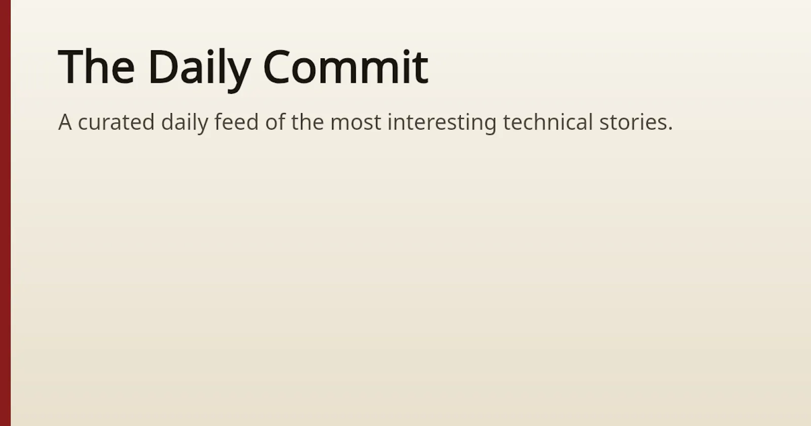 The Daily Commit screenshot 1