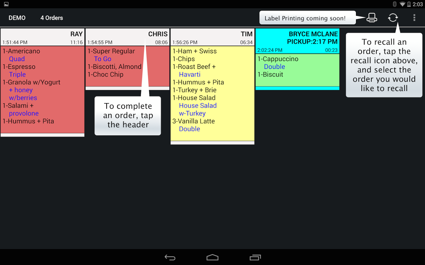 Fresh KDS gallery image