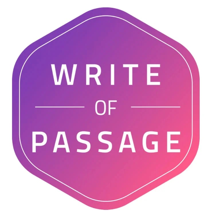 Écriture de passage