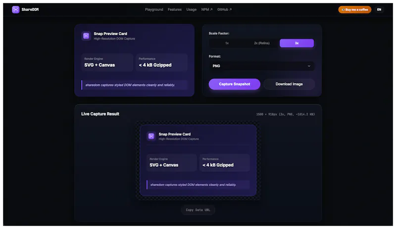 ShareDOM screenshot 3