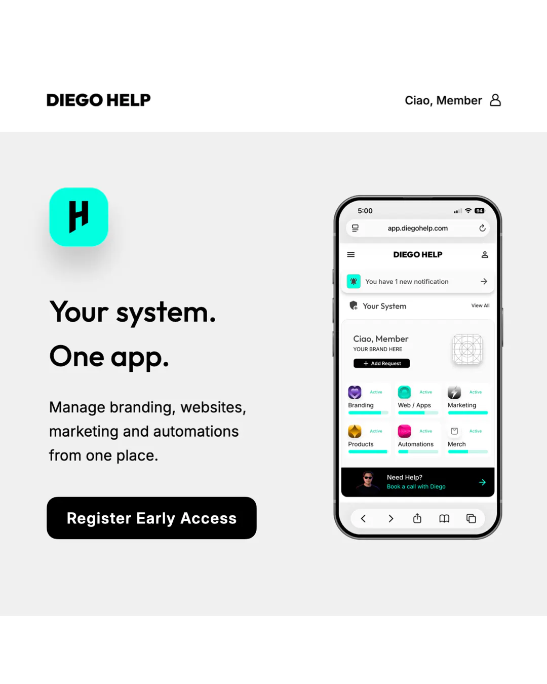 DIEGO HELP gallery image