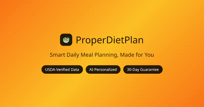 ProperDietPlan screenshot 1