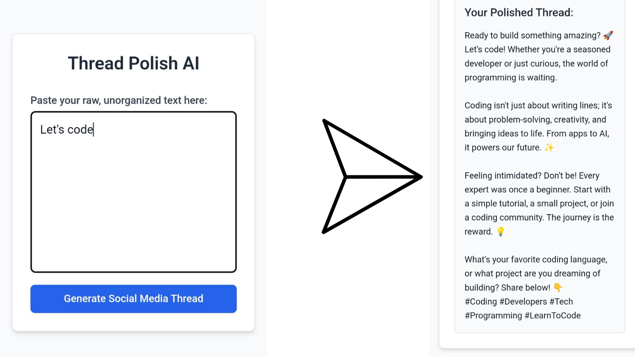 ThreadPolish - Main product screenshot demonstrating key features and user interface