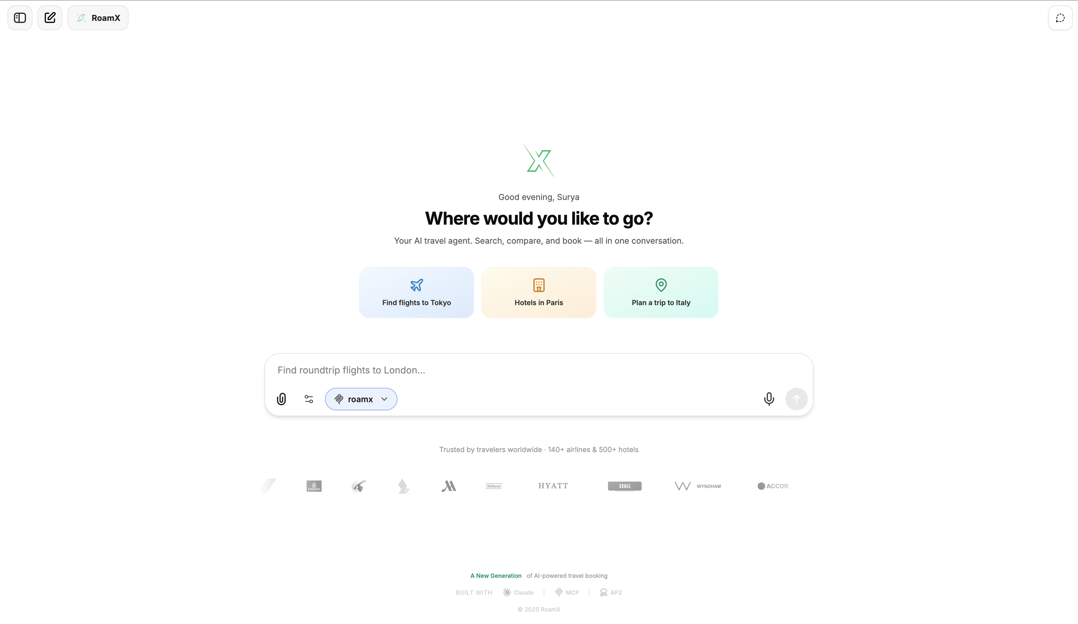 RoamX - Screenshot 2 showing product features and functionality