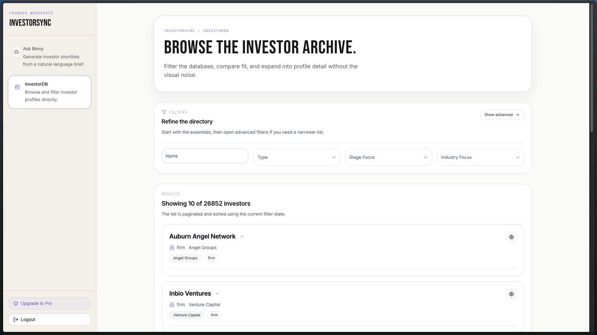 Investorsync gallery image