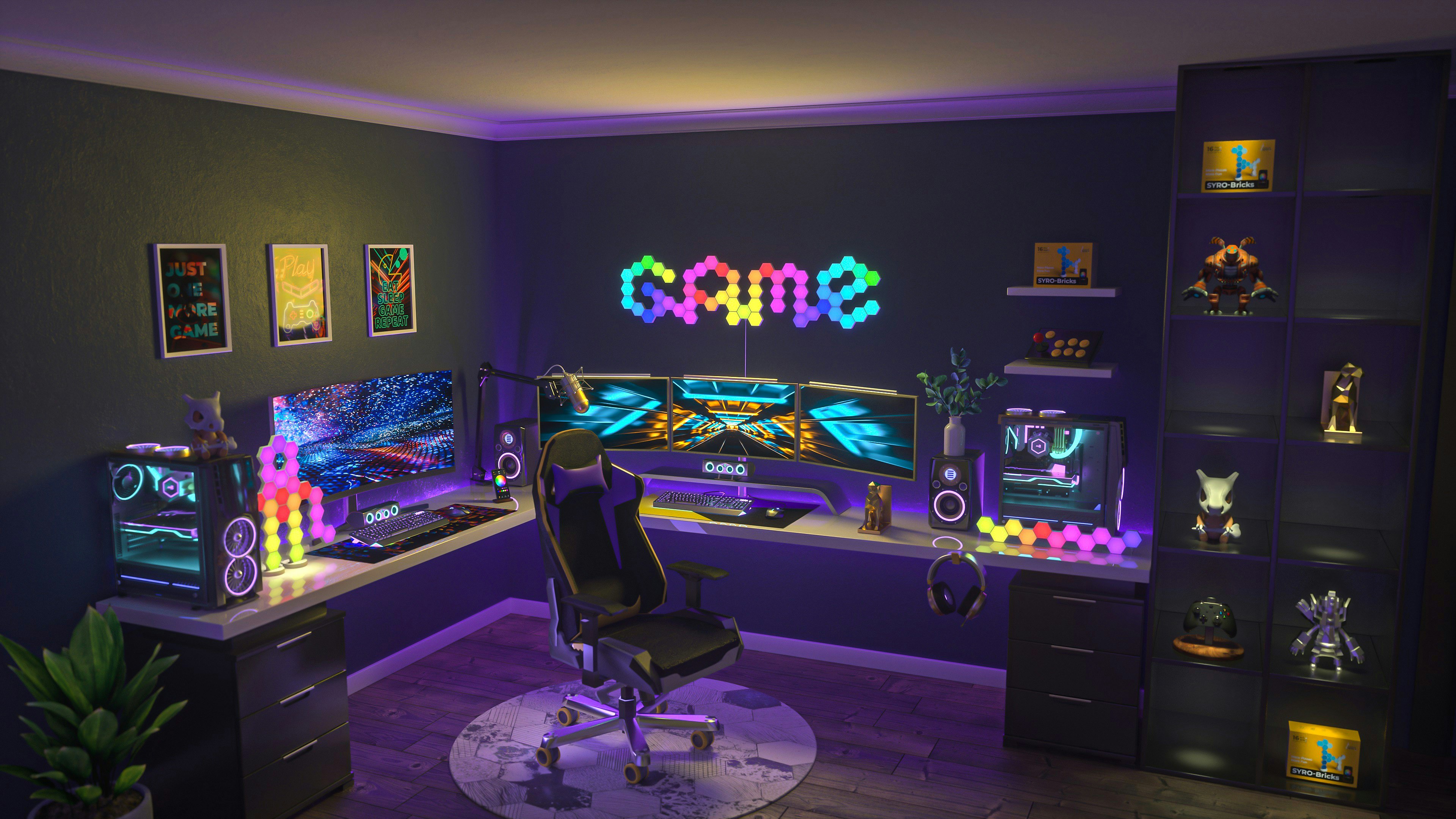 SYRO-Bricks: Smart 3D Hexagon Lights gallery image