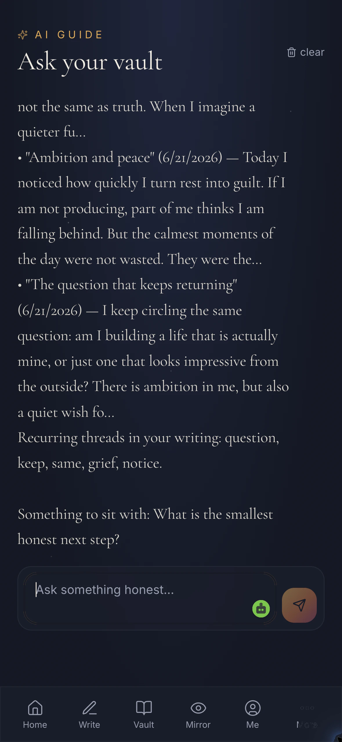 DAWN Vault journal for your inner world 截图 3