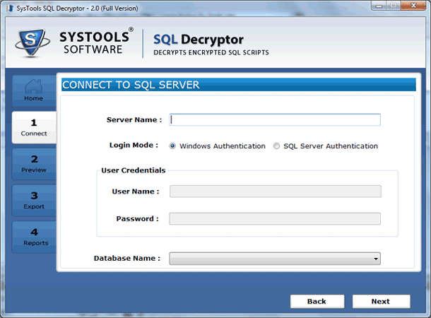 SQL MDF File Recovery Software gallery image