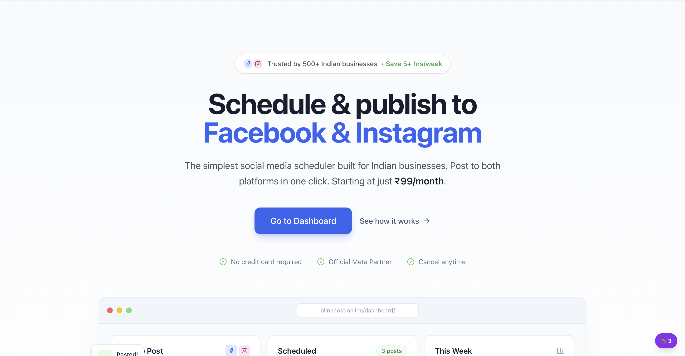 BlinkPost - Screenshot 3 showing product features and functionality