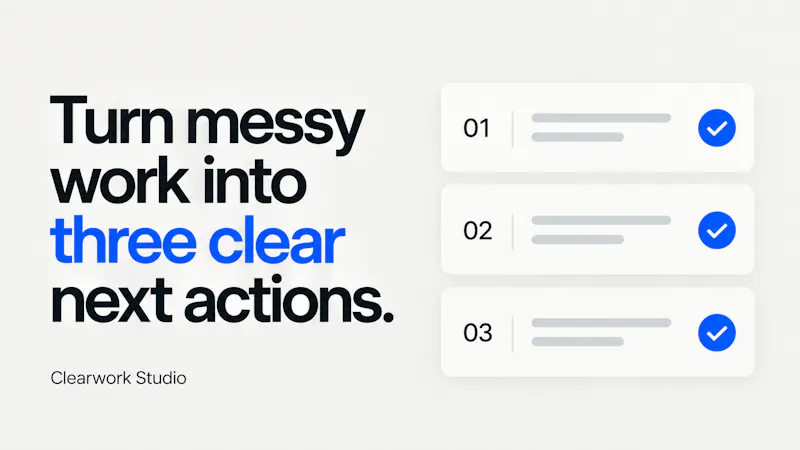 Clearwork Studio screenshot 1