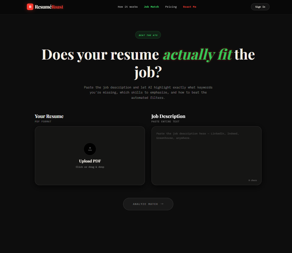 ResuméRoast gallery image