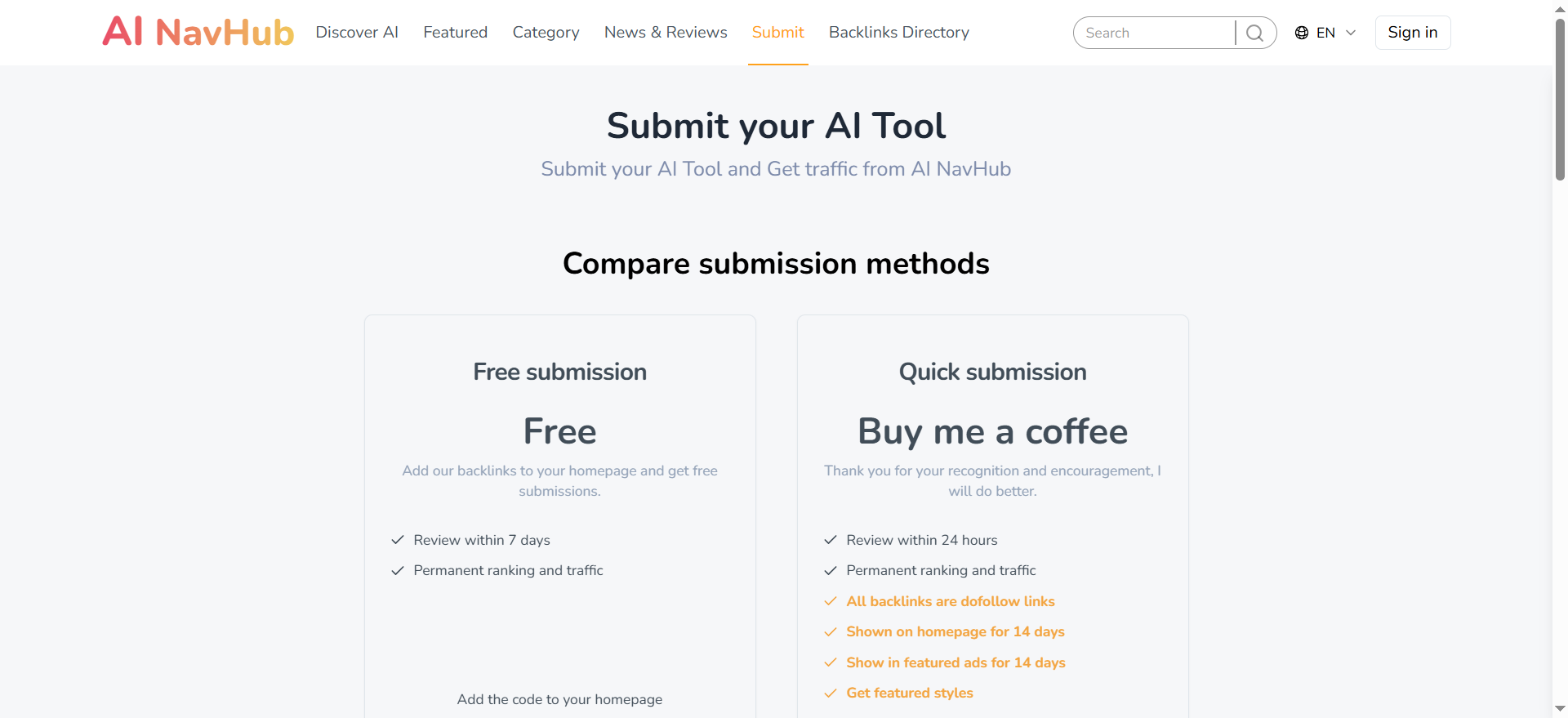 Média Répertoire des outils AI Navhub - Obtenez vos meilleurs outils d'IA 4