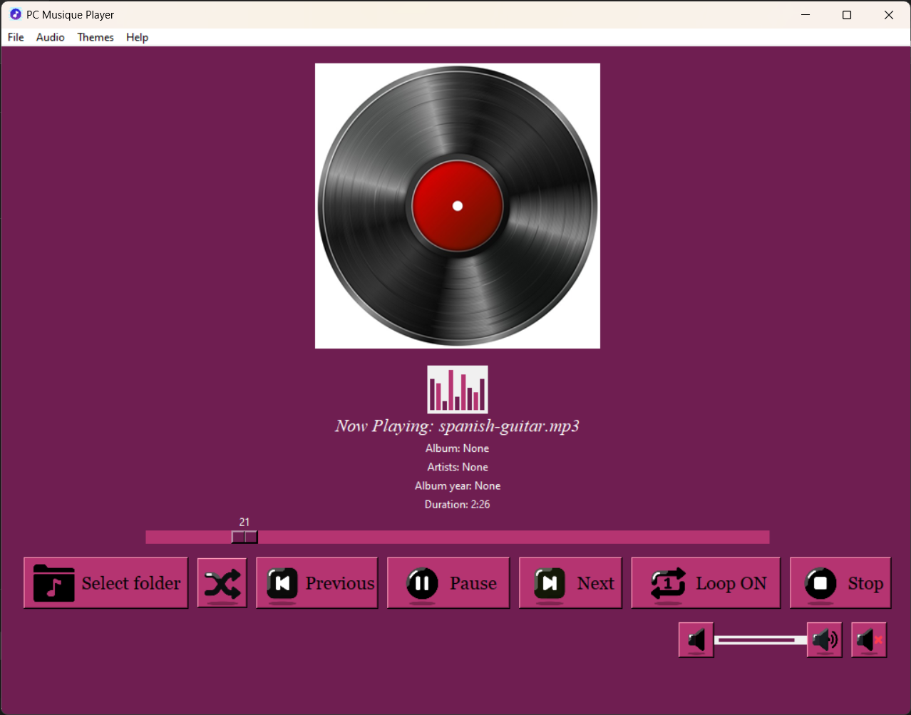 Media PC muzik pemain - Pemain Muzik untuk Windows dengan ciri dan tema yang kaya 4